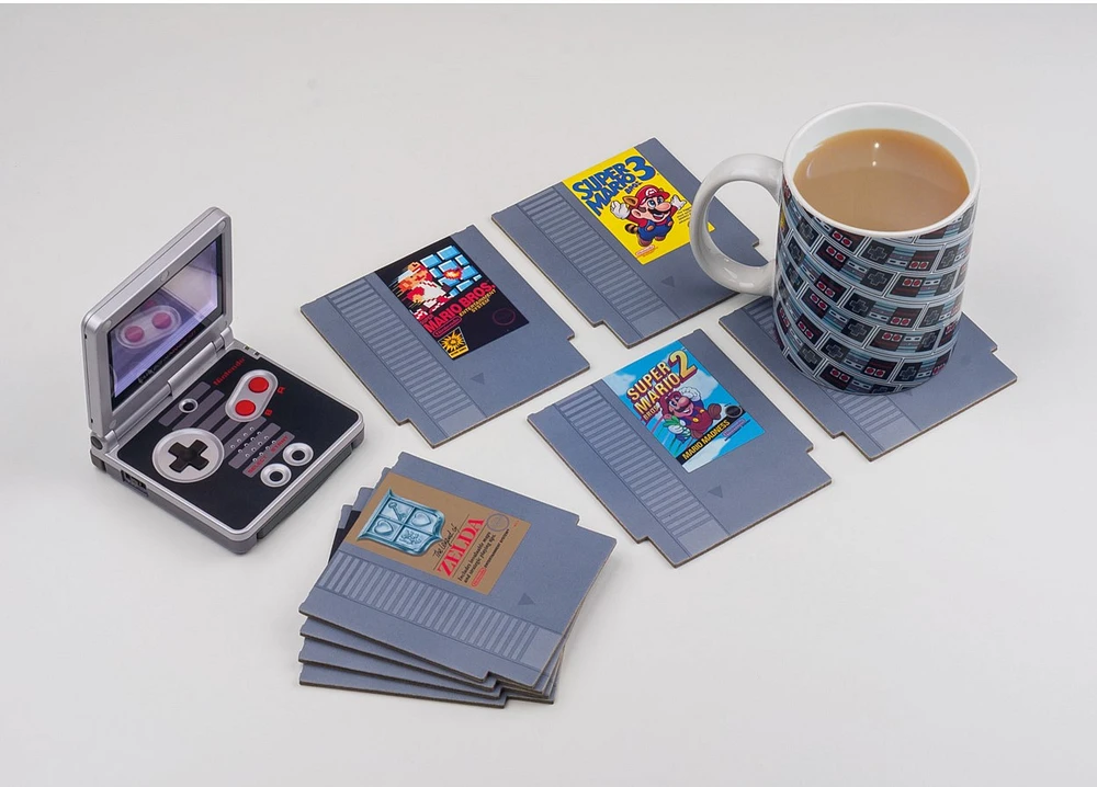 Nintendo Game Coasters - 8pc 