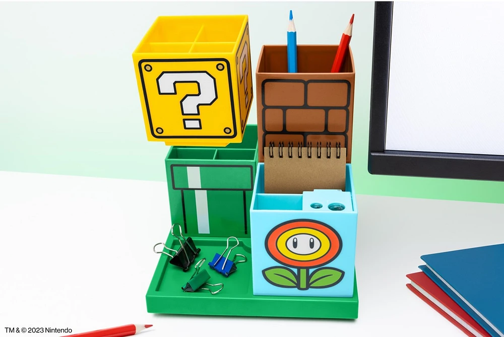 Super Mario Desktop Storage Organizer 