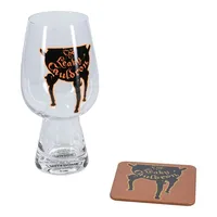 Harry Potter: Leaky Cauldron Glass & Coaster Set 