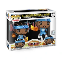 POP! NBA JAM Allen Iverson and Carmelo Anthony 2-Pack 8-Bit Vinyl Figures 