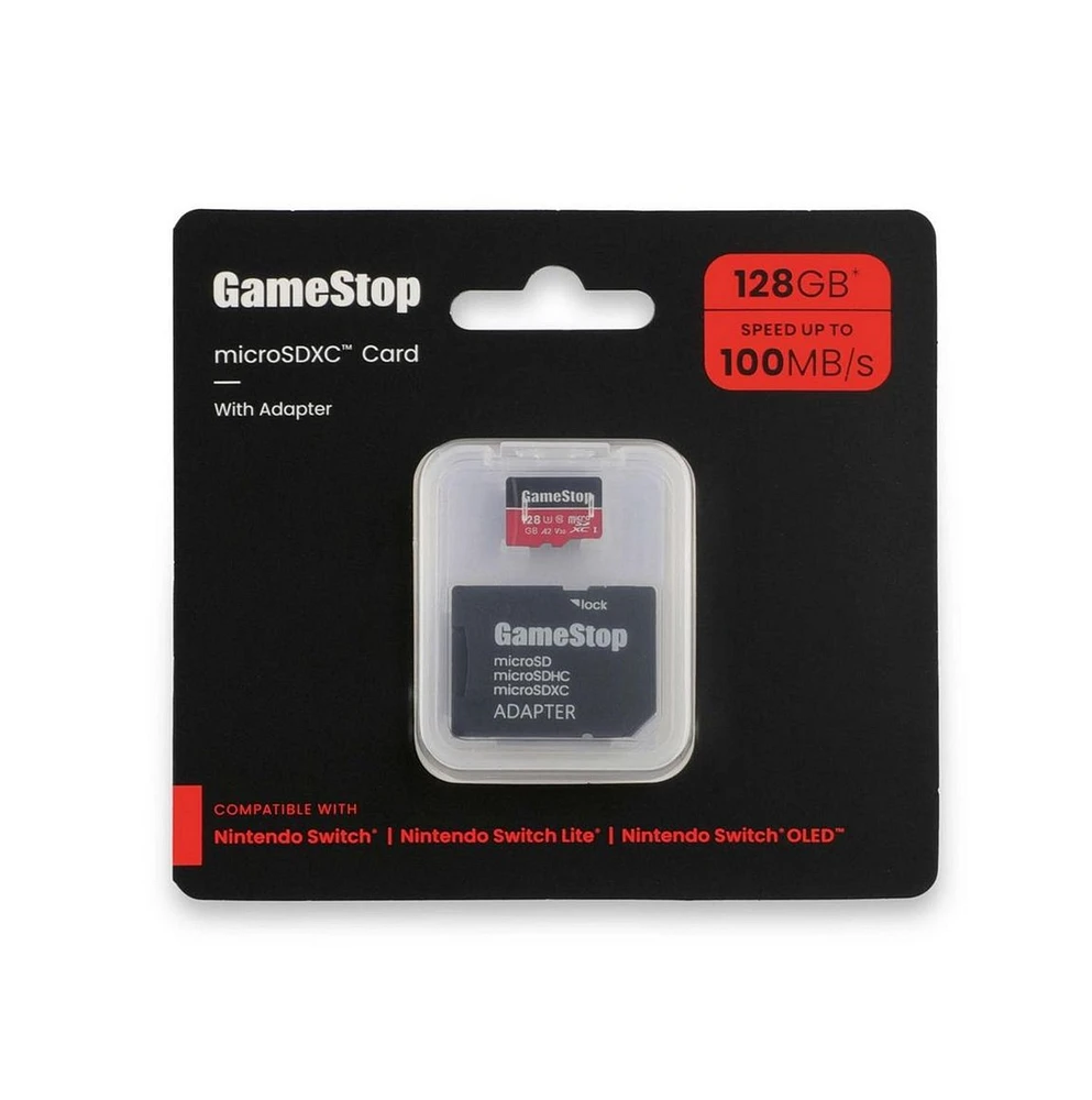 GameStop 128GB U3 Micro SD Card with Adapter 