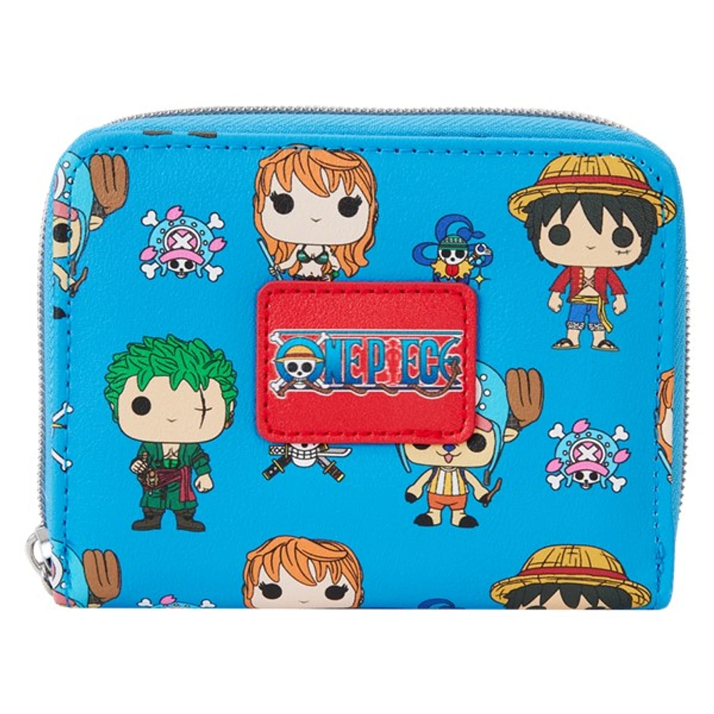 One Piece Straw Hat Crew Funko Zip Wallet 