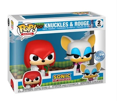 POP Sonic The Hedgehog Knuckles & Rouge 2 Pack 