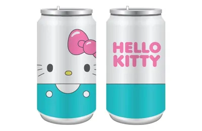 Hello Kitty Stainless Steel Soda Bottle 