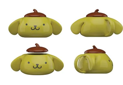 Pompurin Sculpted Mug with Lid 