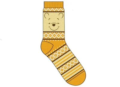 Winnie the Pooh Yellow Socks 