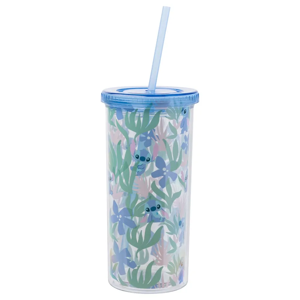 Disney Stitch Floral Tumbler 