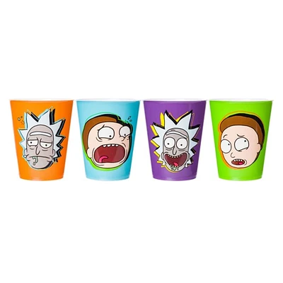 Ensemble de mini-tasses Rick & Morty, 4 pièces 
