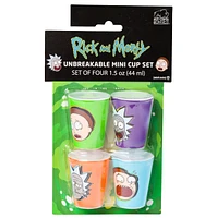 Ensemble de mini-tasses Rick & Morty, 4 pièces 