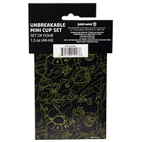 Ensemble de mini-tasses Rick & Morty, 4 pièces 