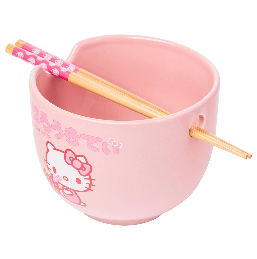 Bol de Ramen Hello Kitty à la fraise 