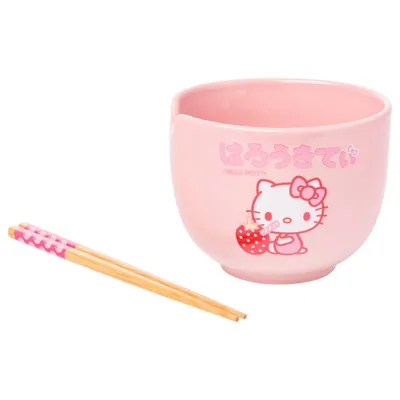 Hello Kitty Strawberry Ramen Bowl 