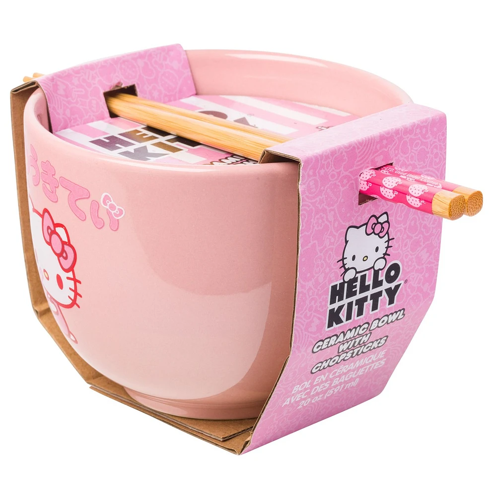Bol de Ramen Hello Kitty à la fraise 