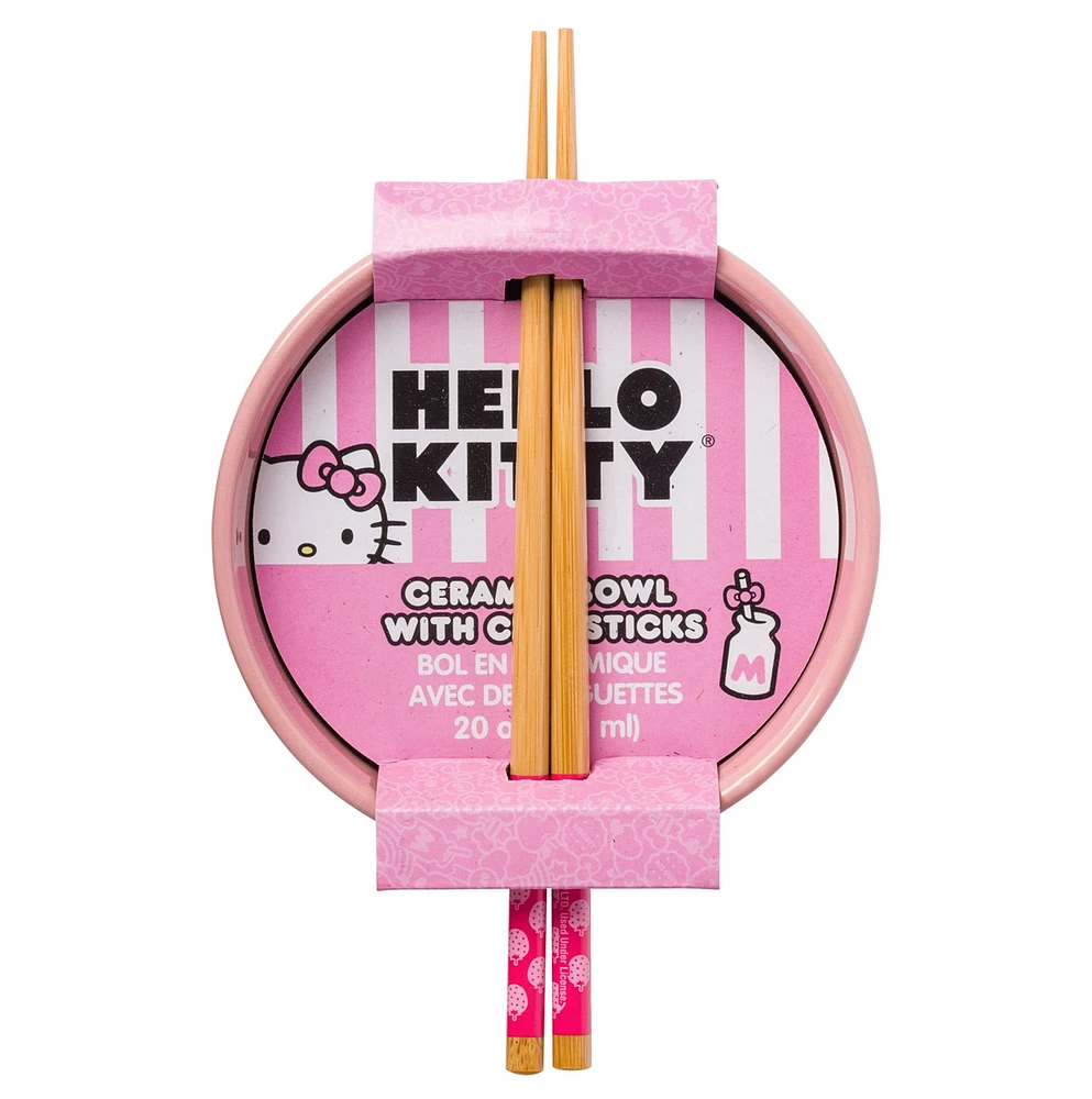 Bol de Ramen Hello Kitty à la fraise 