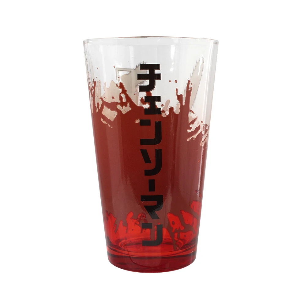 Chainsaw Man Red Pint Glass 