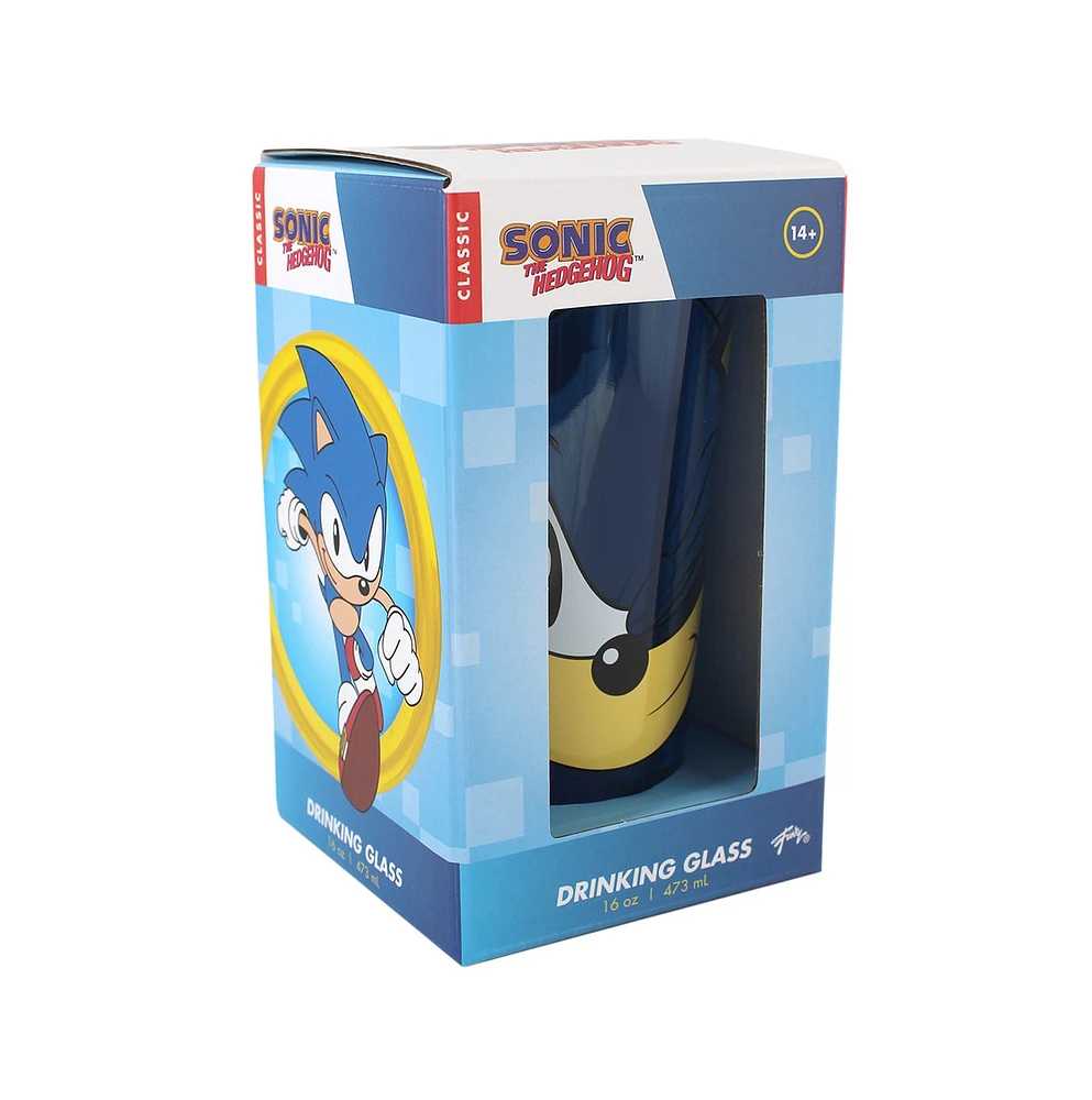 Sonic the Hedgehog: Blue Pint Glass 