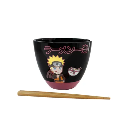 Naruto Black Ramen Bowl Set 