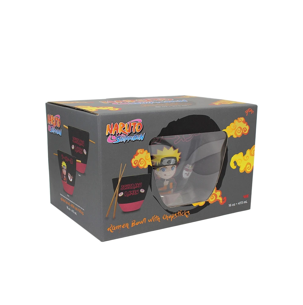 Naruto Black Ramen Bowl Set 