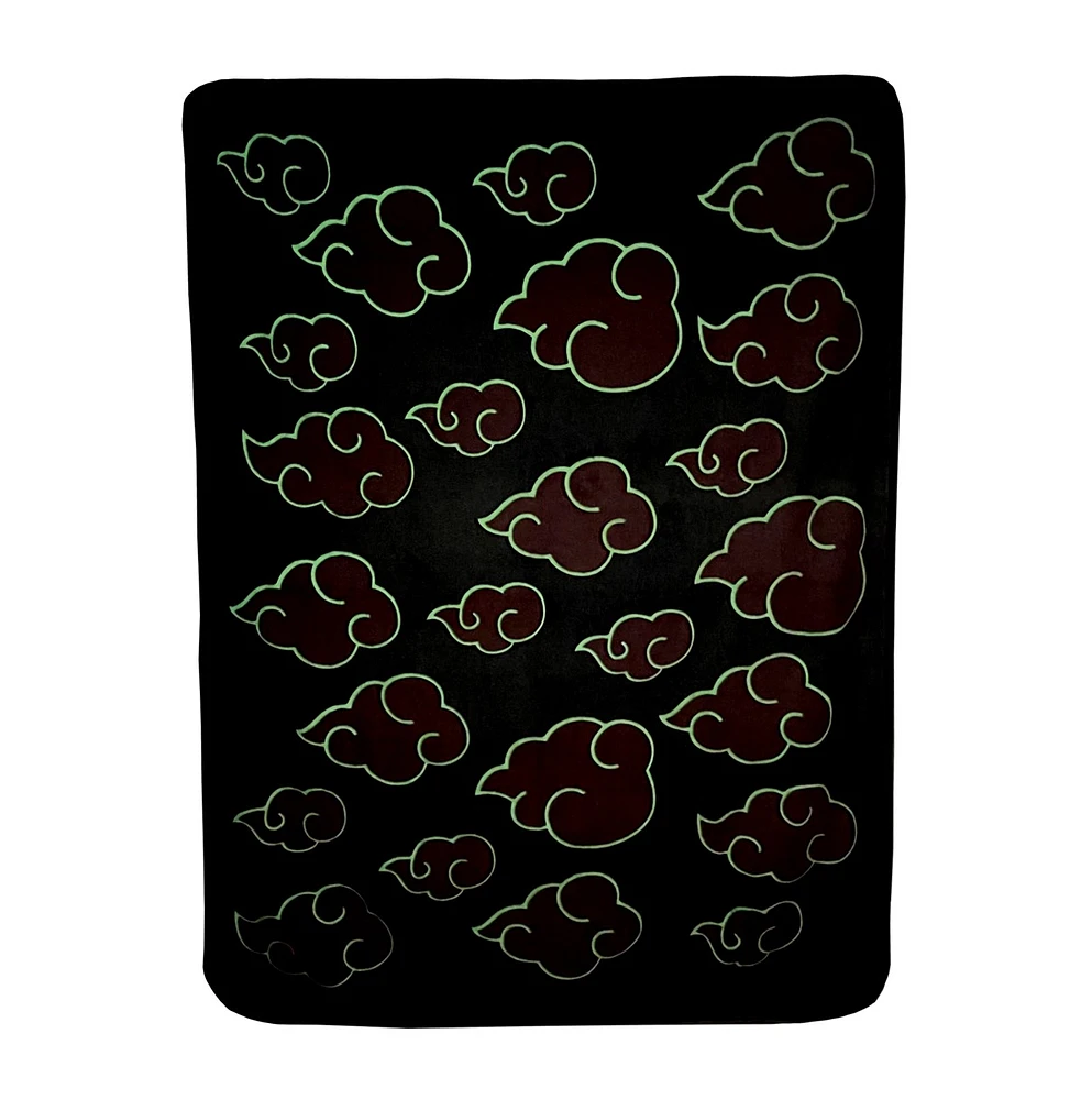 Naruto: Akatsuki Symbol Glow in the Dark Blanket 