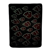 Naruto: Akatsuki Symbol Glow in the Dark Blanket 