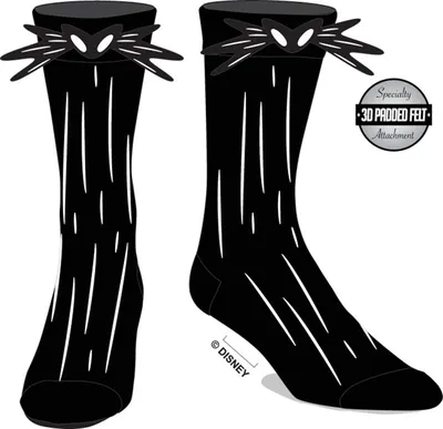 The Nightmare Before Christmas: Jack Cosplay Socks with Bows 
