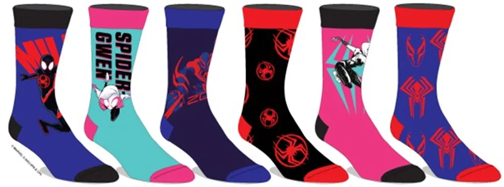 Spider-Man: Across the Spider-Verse Socks 6 pairs 