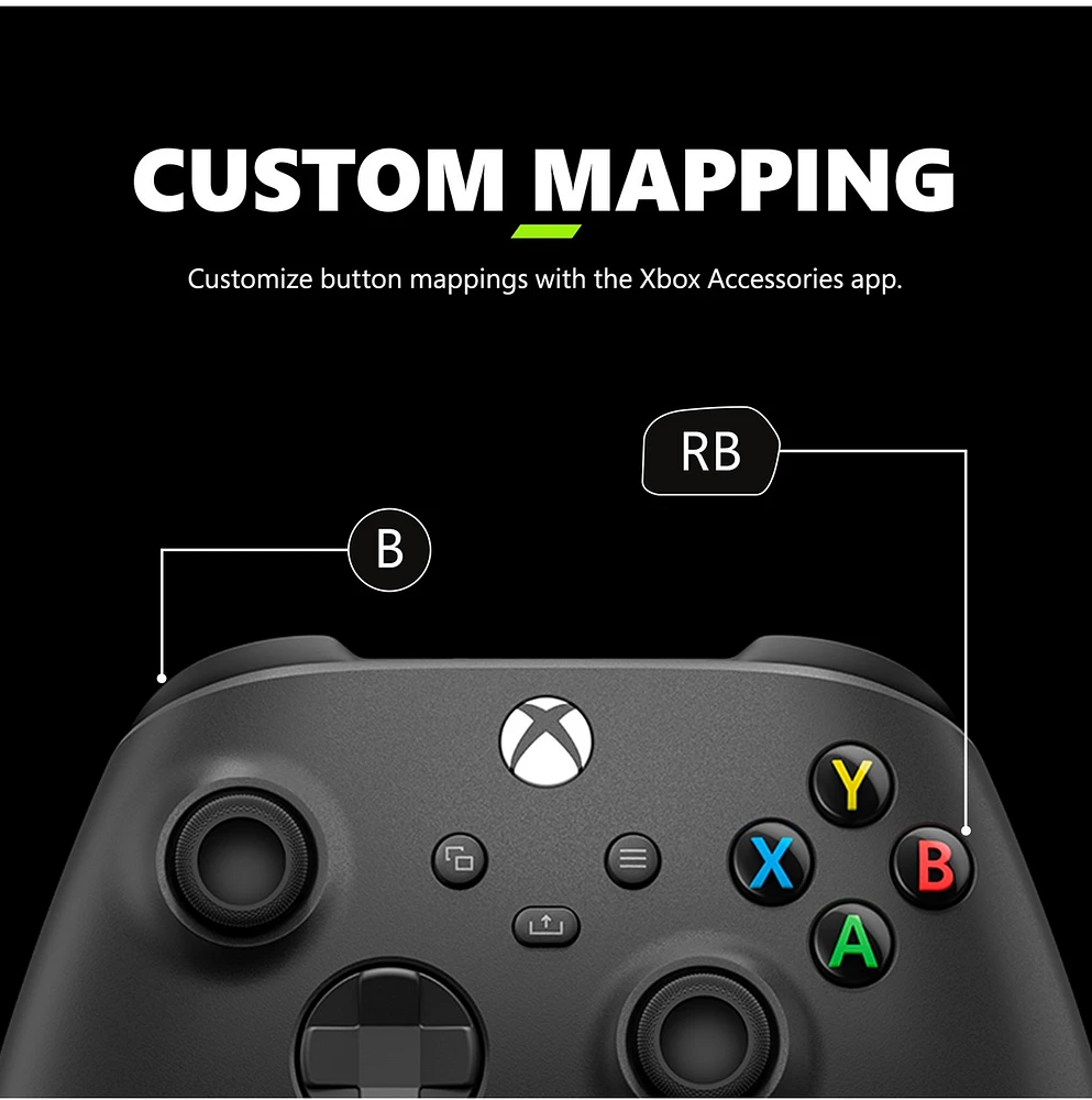 Manette sans fil Xbox - Noir carbone 