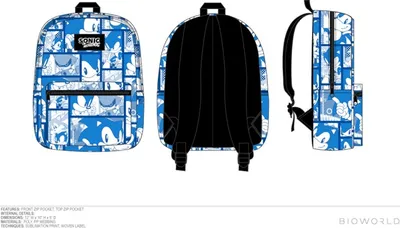 Sonic Blue 16" Backpack 