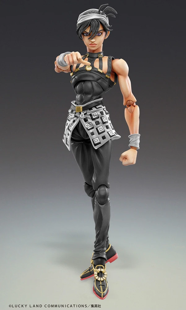 JoJo's Bizarre Adventure Part 5 Super Action Statue Narancia Ghirga & As Ver.Black 