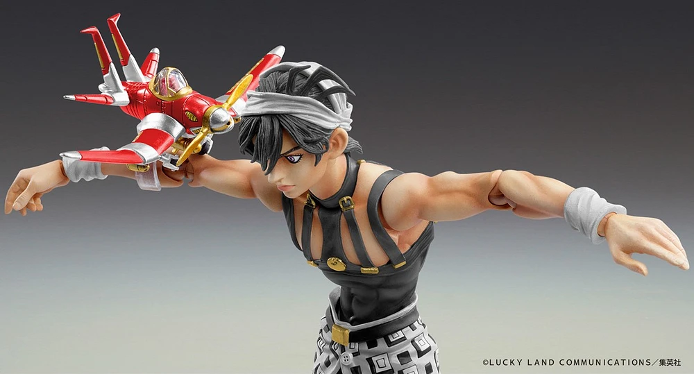 JoJo's Bizarre Adventure Part 5 Super Action Statue Narancia Ghirga & As Ver.Black 