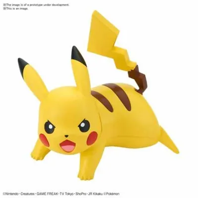 Pokémon Plamo Pikachu Battle Pose 