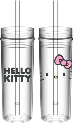 Hello Kitty Clear Slim Tumbler 