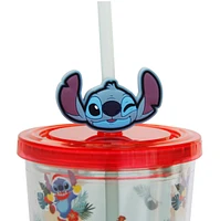 Stitch Holiday Tumbler with Topper 