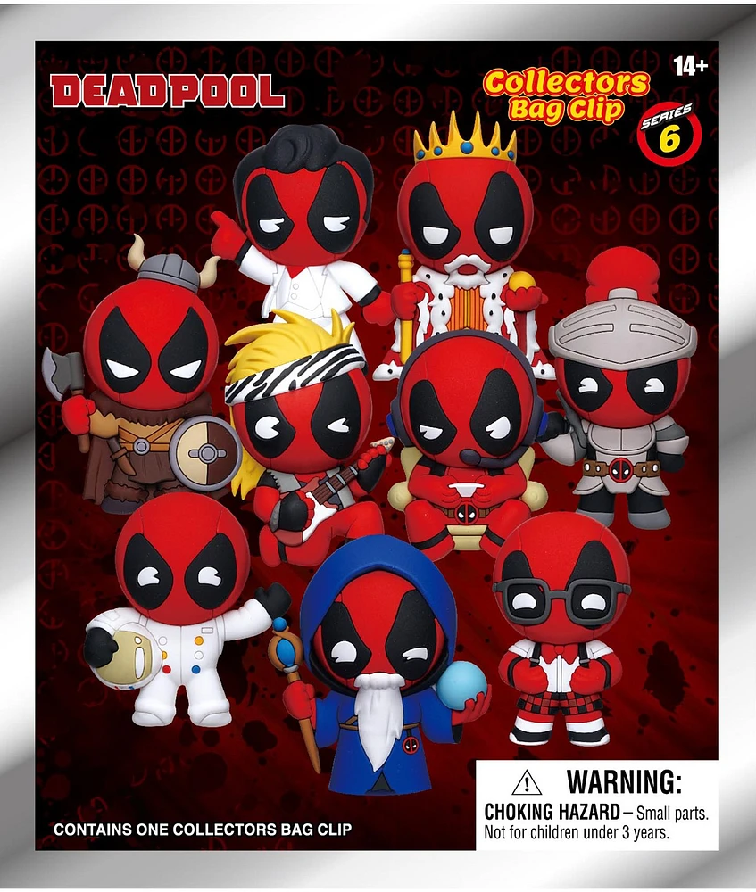 Deadpool Series 6 3D Foam Bag Clip Blind Bag – Une variation choisie au hasard