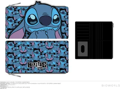 Stitch All Over Print Wallet 