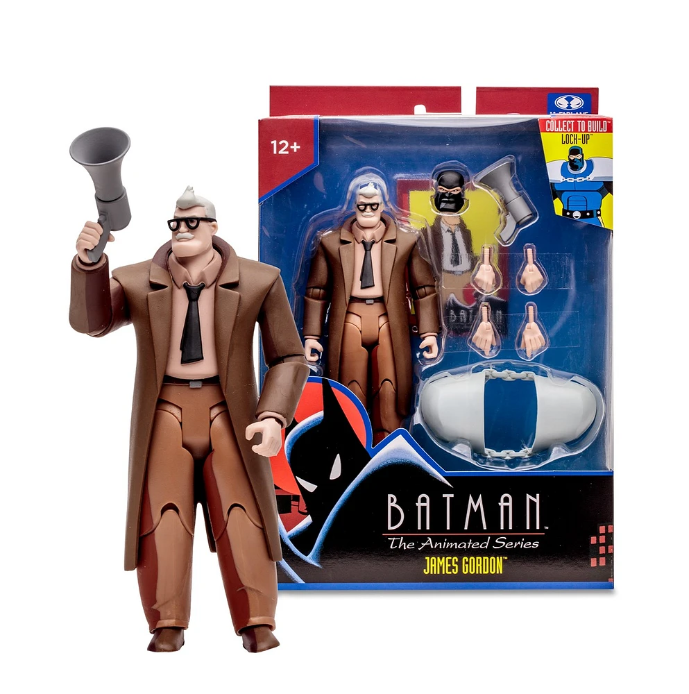 Batman: The Animated Series James Gordon 6-Inch Build-A Figure 