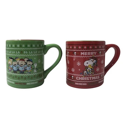 Peanuts Holiday Mug 2 Pack 