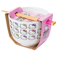 Hello Kitty Faces & Bows Ramen Bowl 