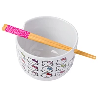 Hello Kitty Faces & Bows Ramen Bowl 
