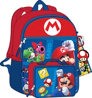 Super Mario Kids Backpack 5pc 