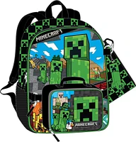 Minecraft : Creepers Sac à dos pour enfants 5 pièces 