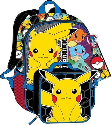 Gotta Catch 'em All Kids Backpack 5pc 