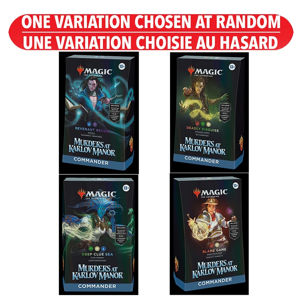 Magic the Gathering: Murders at Karlov Manor - Commander Deck - Une variation choisie au hasard