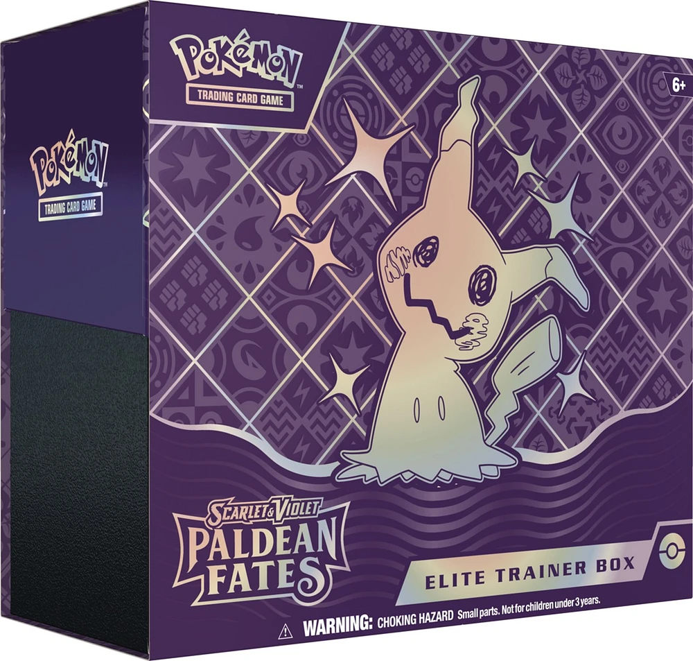 Pokemon Trading Card Game: Scarlet & Violet Paldean Fates - Elite Trainer Box (Emballage francais) 