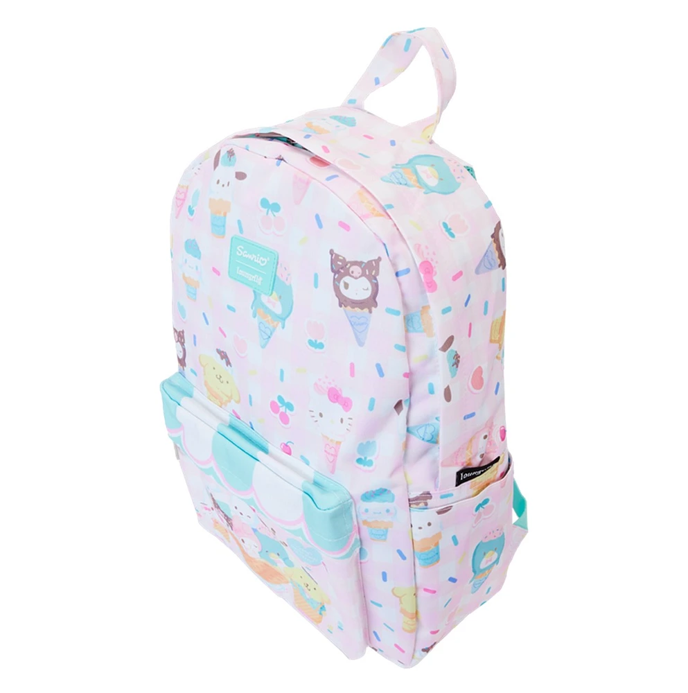 Hello Kitty & Friends Sweets All-Over Print Full-Size Backpack 