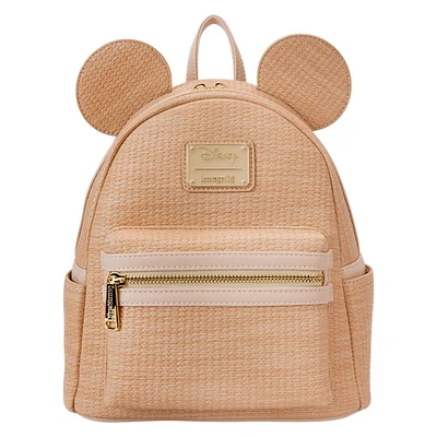 Mickey Mouse Woven Texture Mini Backpack 