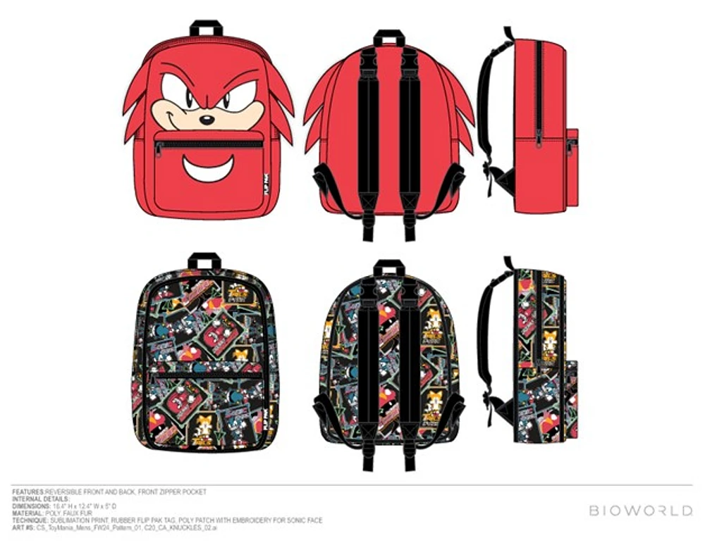 Sac à dos réversible Knuckles 