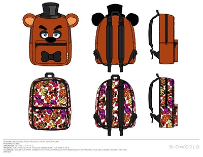 Five Night at Freddy's Reversible Backpack 