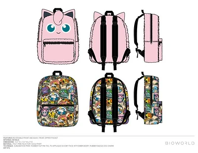 Jigglypuff Reversible Backpack 