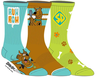 Chaussettes Scooby Doo Crew, 3 paires 